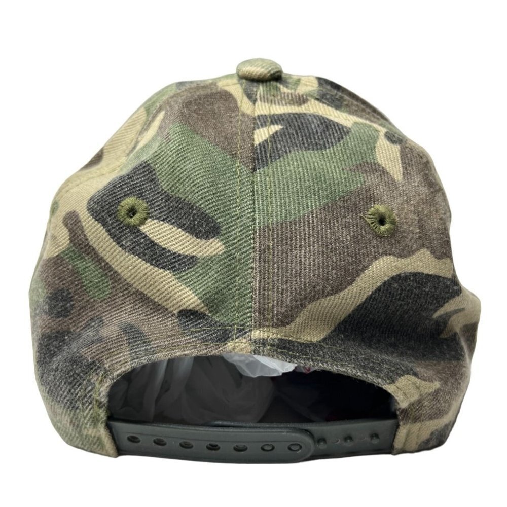 100 Year Anniversary Hat‎ Cap Snap Back Green Camo Camouflage Baseball Men - Picture 4 of 9